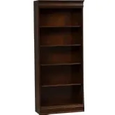 Brayton Manor Junior Executive 72" Bookcase in Cognac Wood