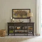 Paradise Valley Hall Console Table in Saddle Brown Wood
