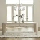 South Bend Dining Table in Cloud White Wood