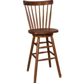 Creations II 30" Copenhagen Bar Stool in Tobacco Brown