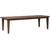 Hearthstone 108" Dining Table in Rustic Oak Wood