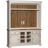 Entertainment Center in Antique White