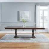Arden Road 108" Trestle Dining Table in Satin Cherry Wood