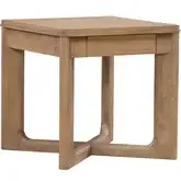 Ballentine End Table in Weathered Bronze Wood