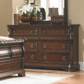Arbor Place Double Dresser in Brownstone Wood