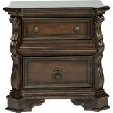 Arbor Place Nightstand in Brownstone Wood