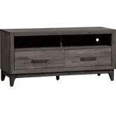 Mercury 47" TV Stand Console in Driftwood Gray Wood
