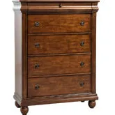 Rustic Traditions 5-Drawer Chest in Rustic Cherry Wood
