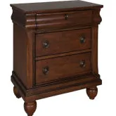 Rustic Traditions Nightstand in Rustic Cherry Wood