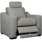 Archer Power Wall Saver Recliner in Hampstead Dove Gray Fabric