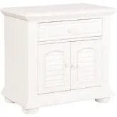Summer House I Nightstand in Oyster White Wood