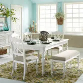 Summer House 6-Piece Dining Set in Oyster White