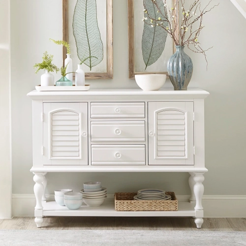 Summer House Server in Oyster White
