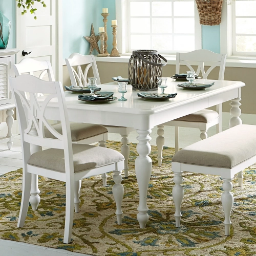 Summer House 78" Dining Table in Oyster White