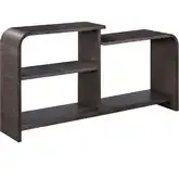 Perspectives Sofa Table in Espresso Brown Wood