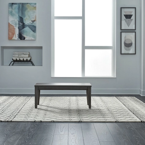 Tanners Creek Dining Bench in Greystone Wood