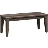 Tanners Creek Dining Bench in Greystone Wood
