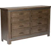 Thornwood Hills 8-Drawer Dresser in Rustic Gray