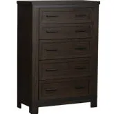 Thornwood Hills 5-Drawer Chest in Rustic Gray