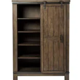 Thornwood Hills Sliding Door Chest in Rustic Gray