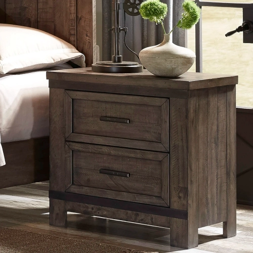 Thornwood Hills Nightstand in Rustic Gray