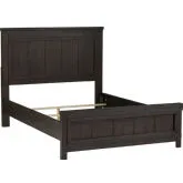 Thornwood Hills Full Panel Bed in Distressed Gray