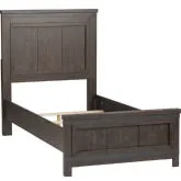 Thornwood Hills Twin Panel Bed in Distressed Gray