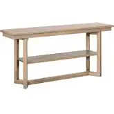 Proximity Place Sofa Table in Barley Buff Wood