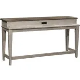 Heartland Bar Table in White & Tobacco