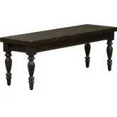Harvest Home Dining Bench in Chalkboard Wood