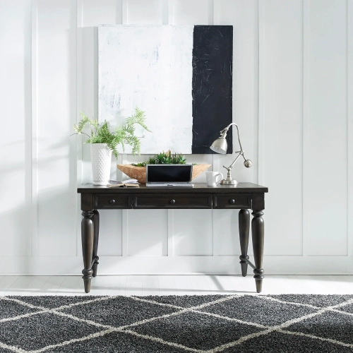 Harvest Home Writing Desk in Chalkboard Gray