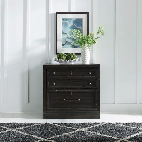Harvest Home Bunching Lateral File Cabinet in Chalkboard Gray