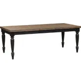 Harvest Home Dining Table in Chalkboard Wood