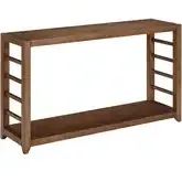 Shaker Lakes Sofa Table in Harvest Brown Wood