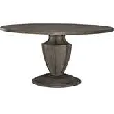 Westfield 60" Round Pedestal Dining Table in Havana Brown Wood