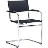 Calif Bar Stool in Coffee Brown Leatherette & Metal