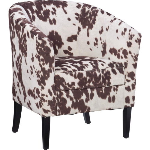 Simon Club Accent Chair in Udder Madness Microfiber