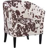 Simon Club Accent Chair in Udder Madness Microfiber
