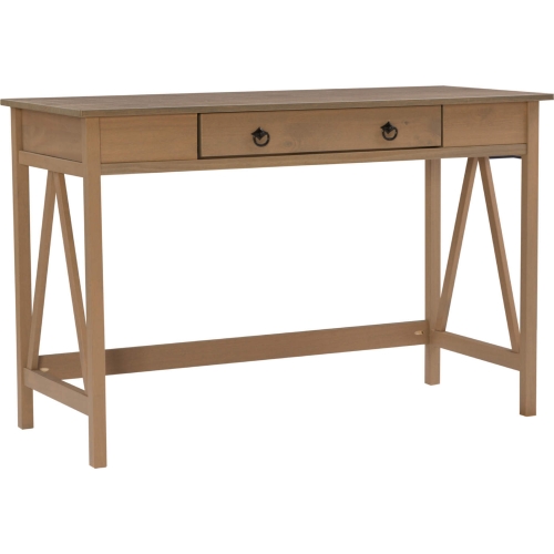 Titian Desk in Driftwood Finish Wood