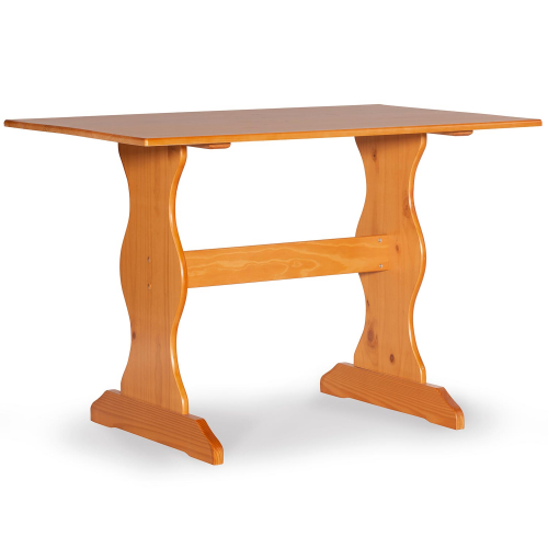 Chelsea 43" Nook Dining Table in Honey Brown Finish Wood