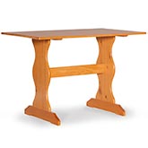 Chelsea 43" Nook Dining Table in Honey Brown Finish Wood