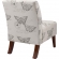 Lily Accent Chair in Butterfly Pattern Fabric