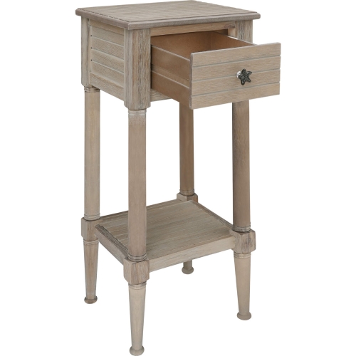 Seaboard End Table in Natural Finish Wood