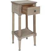 Seaboard End Table in Natural Finish Wood