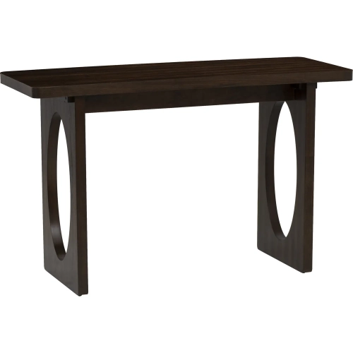 Pedro Console Table in Espresso Brown Wood