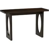 Pedro Console Table in Espresso Brown Wood