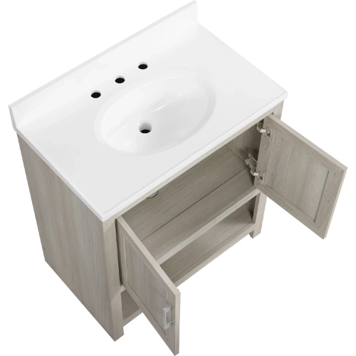 Blakely 31" Vanity w/ Mirror in Sandstone