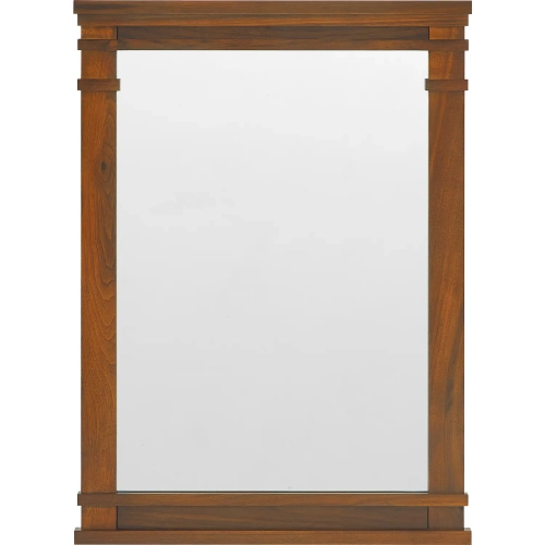 Lankford 22" Mirror in Walnut Brown Wood