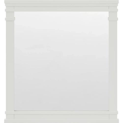 Lankford 28" Mirror in White Finish Wood