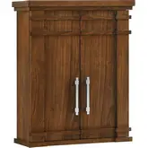 Lankford 24" Wall Medicine Cabinet in Walnut Brown Wood